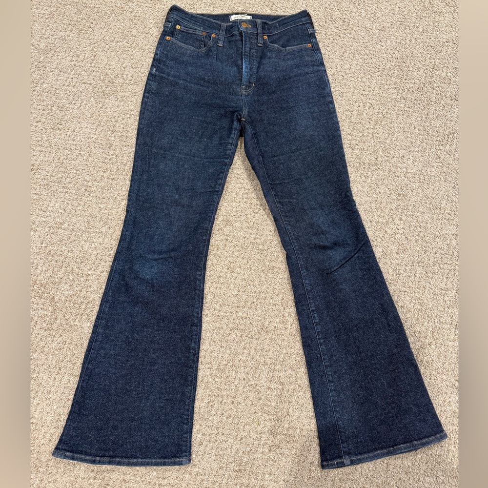 Madewell Jeans Womens 28 The Perfect Vintage Flare Dark Wash High Rise